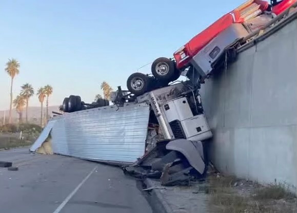 Ventura Traffic Chaos After Massive Truck Accident