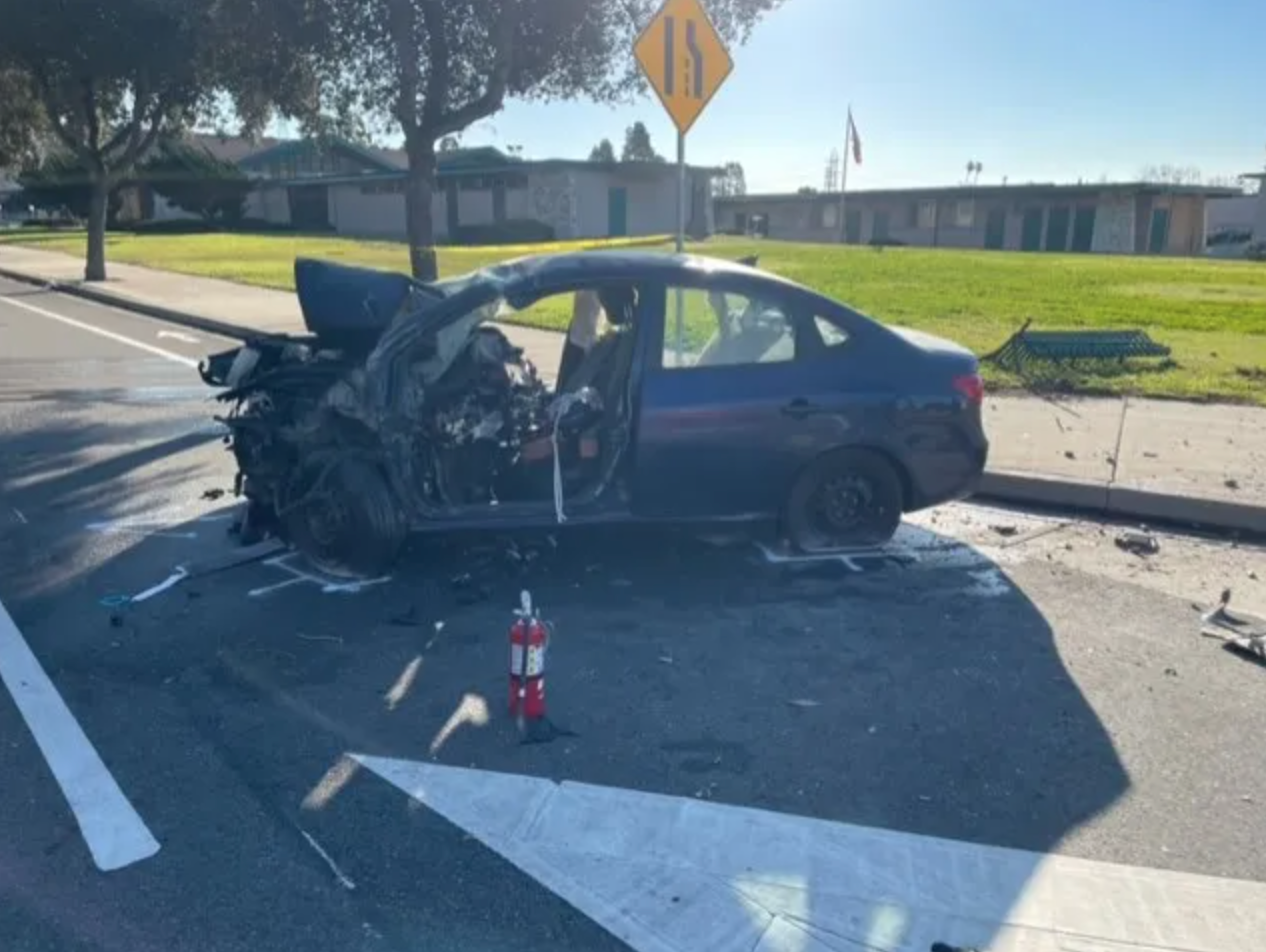 Man Critically Injured After Single-Vehicle Crash In Ventura